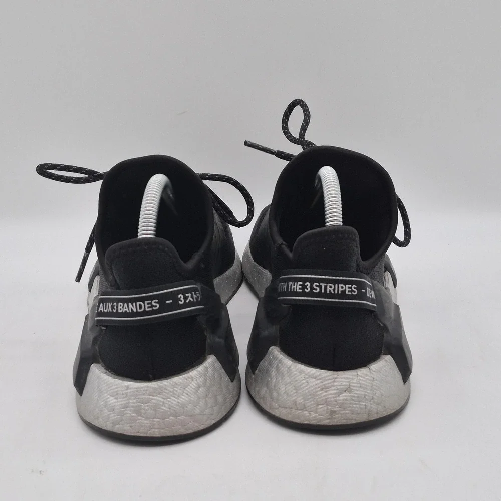 Adidas NMD R1 V2 Shoes Womens Size 8 Black Mesh Running Athletic Sneakers FW5449
